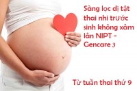 XÉT NGHIỆM SÀNG LỌC TRƯỚC SINH NIPT 3